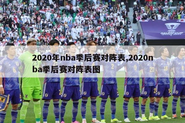 2020年nba季后赛对阵表,2020nba季后赛对阵表图